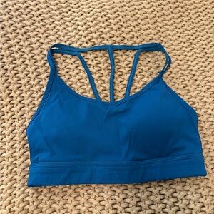 Alphalete Teal Strappy Sports Bra